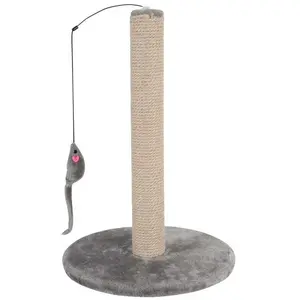 Comparateur de prix : Poteau à griffer ZOLUX - 48cm - Gris - 504048GRI TU