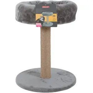 Arbre à chat ZOLUX - 2 en 1 - Gris - 504057GRI TU pas cher