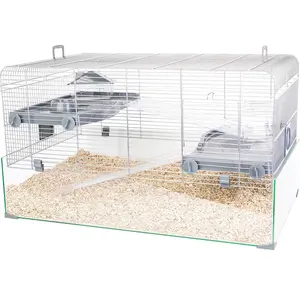 Comparateur de prix : Cage Grillagée Rongeur Souris Et Hamster Panas Colour 80 Grise - Zolux