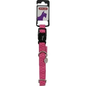 Comparateur de prix : Collier réglable pour chien Zolux Mac Leather Rose 15 mm 435171FUS