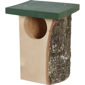 Zolux - Nichoir en bois massif entrée ø 8 cm environ pour oiseaux roug...Vendu paramazon