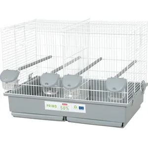 Comparateur de prix : Cage primo 57 blanche et grise 57 x 31 x 41 cm pour oiseaux - zolux