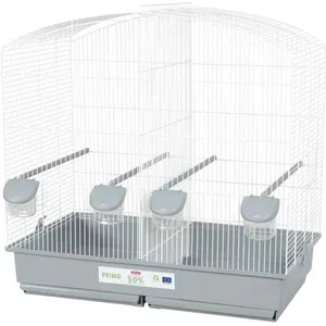 Comparateur de prix : Zolux Cage Familly Blanche Gris 70 X 40 X 70cm De Hauteur Pour Oiseaux