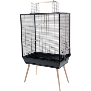 Comparateur de prix : Cage à oiseaux - Zolux - Neo Jili XL - Noir - Pour canaris - 81x48x132cm