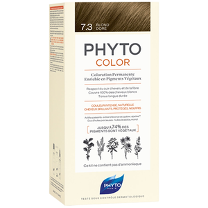 Comparateur de prix : Coloration permanente pigments végétaux color phyto - teinte : 7. 3