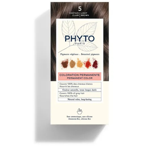 Comparateur de prix : Phyto Color coloration cheveux sans ammoniaque teinte 5 Light Brown 1 pcs
