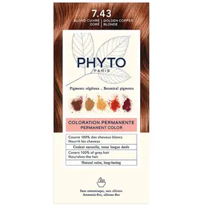 Comparateur de prix : Coloration permanente pigments végétaux color phyto - teinte : 7. 43