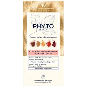 Comparateur de prix : Merkloos / Sans marque Phyto PhytoColor Coloration Permanente N°10 Blond Extra Clair