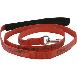 Laisse pour chien en nylon Diego & Louna Rouge 150 cm x 2,10 cm 409351... pas cher