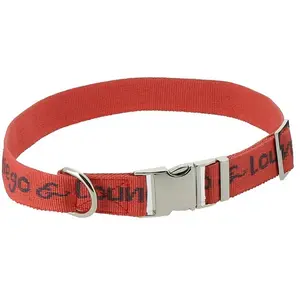 Collier pour chien en nylon Diego & Louna Rouge 60 cm x 2,50 cm 409250... pas cher