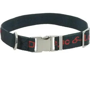 Collier pour chien en nylon Diego & Louna Gris 50 cm x 2,50 cm 4092510... pas cher