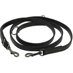 Laisse pour chien Equithème Vortex Noir 200 cm 409053002 pas cher