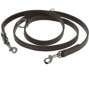 Laisse pour chien Equithème Vortex Marron 200 cm 409053004 pas cher
