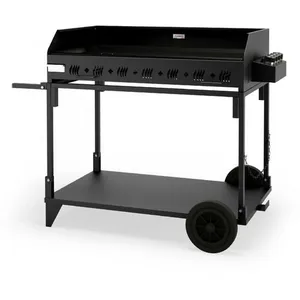 Comparateur de prix : Plancha gaz PAKITA 4105 NOIRE + chariot noir - LEMARQUIER - PCXP4105E13