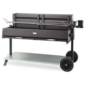 Comparateur de prix : LE MARQUIER Barbecue Charbon + Chariot Exception Mechoui 120 x 32 cm - Noir TU