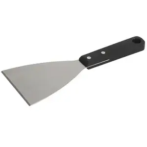 Spatule grattoir droite et triangle Le Marquier AGR134 Noir et Inox pas cher