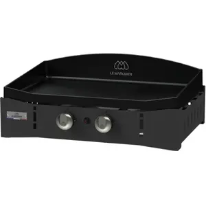 LE MARQUIER Plancha ORA grill gaz 260 - Noir pas cher