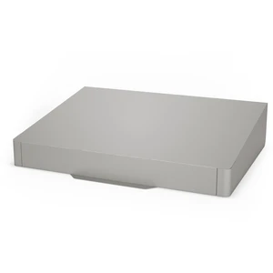 Le Marquier Couvercle 60 Signature Allure Duo inox satiné 61x49x16cm (LxlxH) gris pas cher