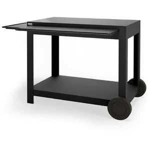 Desserte Exclusive Ingénieuse acier noire 122 x 89 x 75 cm Le MarquierVendu parcamif