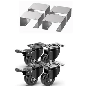 Comparateur de prix : Kit roues LE MARQUIER Kit roues meuble de cuisine