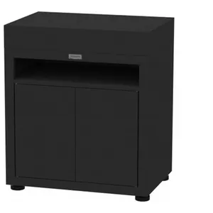 Comparateur de prix : Meuble de cuisine extérieure LE MARQUIER avec tablette 80 x 55 cm noir