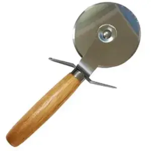 Comparateur de prix : Roulette à pizza Le Marquier API003 Marron et Inox