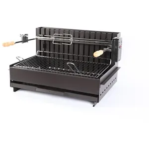 Le marquier - barbecue à charbon 67x50cm noir  gbc3657 - UBD-GBC3657