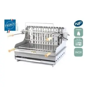Comparateur de prix : LE MARQUIER Barbecue Charbon Exclusive Mendy 54 x 32 cm - Inox