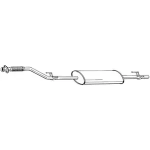 Comparateur de prix : BOSAL Silencieux avant pour MERCEDES-BENZ: Sprinter (Ref: 293-209)