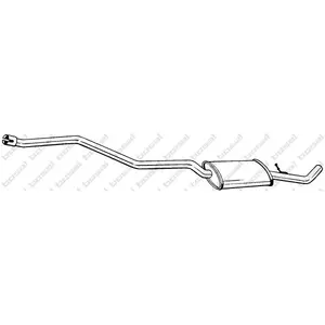 BOSAL Silencieux central pour BMW: Série 1 (Ref: 290-001) pas cher