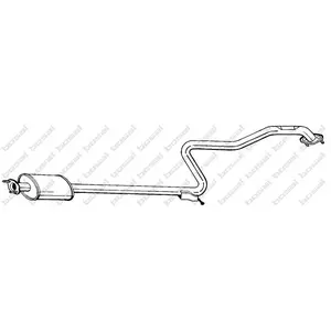 BOSAL Silencieux central pour NISSAN: Primera (Ref: 290-109) pas cher