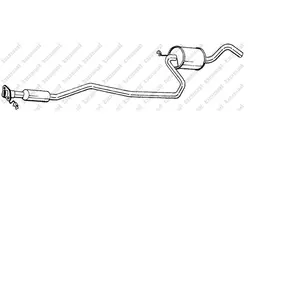 BOSAL Silencieux central pour FORD: Fiesta, Escort (Ref: 290-793) pas cher