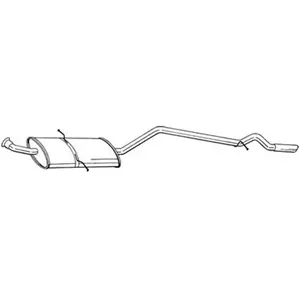 BOSAL Silencieux arrière pour MERCEDES-BENZ: Classe A (Ref: 291-429) pas cher