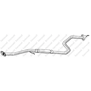 BOSAL Silencieux central pour HONDA: Civic (Ref: 292-119) pas cher