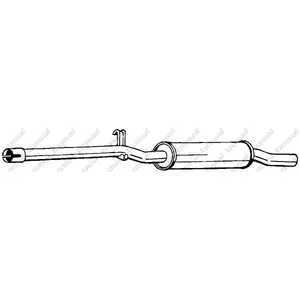 Comparateur de prix : Silencieux D'échappement Intermédiaire Bosal 233233