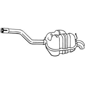 Comparateur de prix : BOSAL Silencieux arrière pour SKODA: Octavia (Ref: 233-825)