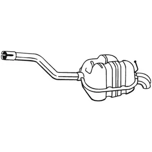 Comparateur de prix : Bosal Silencieux arrière PRIX CANON, par ex. pour Skoda