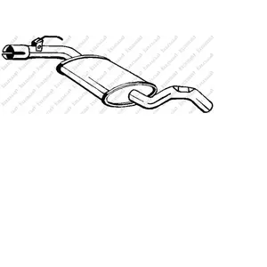 Comparateur de prix : Silencieux D'échappement Intermédiaire Bosal 233561