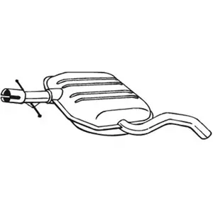 Silencieux Central Bosal 233-533 pas cher