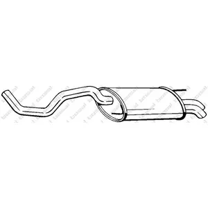 Comparateur de prix : BOSAL Silencieux arrière pour VOLKSWAGEN: Polo (Ref: 233-537)