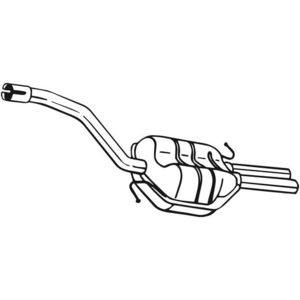 Comparateur de prix : BOSAL Silencieux arrière pour VOLKSWAGEN: Golf (Ref: 233-551)