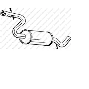 BOSAL Silencieux central pour VOLKSWAGEN: Touran (Ref: 233-609) pas cher