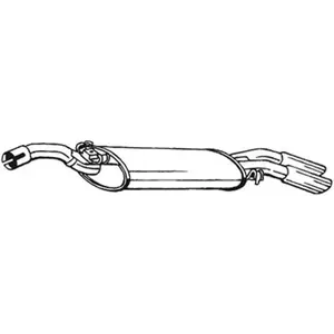 BOSAL Silencieux arrière pour VOLKSWAGEN: Golf (Ref: 233-381) pas cher