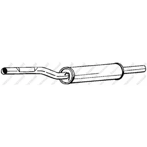 BOSAL Silencieux central pour VOLKSWAGEN: Polo, Derby (Ref: 233-389) pas cher