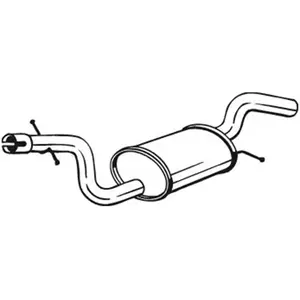 Comparateur de prix : Silencieux D'échappement Intermédiaire Bosal 233767