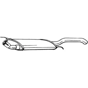 Bosal Silencieux arrière PRIX CANON, par ex. pour VW pas cher