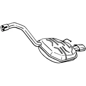 BOSAL Silencieux arrière pour VOLVO: XC 70, V70 (Ref: 235-211) pas cher