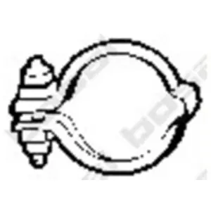Comparateur de prix : Collier de serrage, échappement BOSAL 254-030