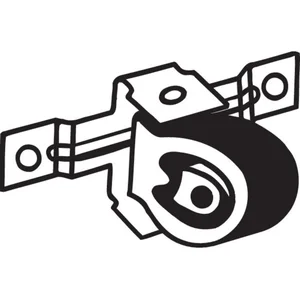 Support caoutchouc, échappement BOSAL 255-975