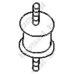 Autres Accessoires Échappement Bosal 255-038 pas cher